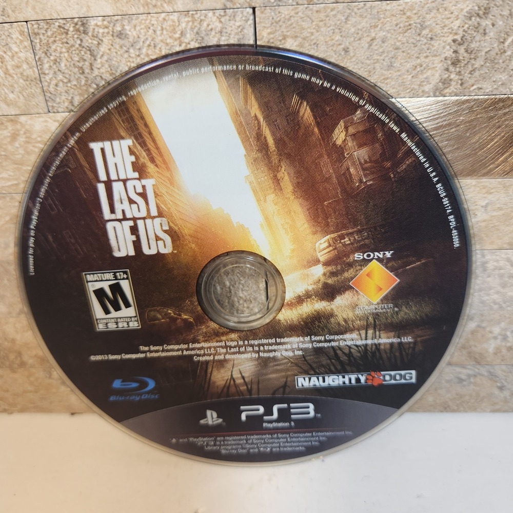 The Last of Us Sony PlayStation 3 PS3 2013 Naughty Dog Game Disc Only BCUS-98174